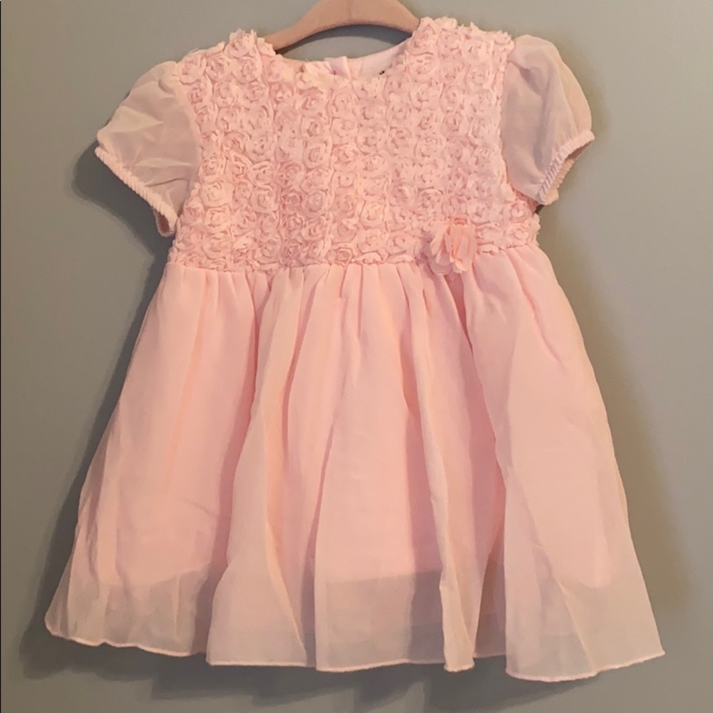 Pink flower dress